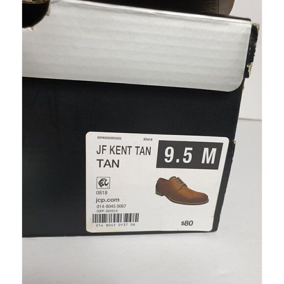 Men\'s Oxford Shoes 9.5 JF J.Ferrar Kent Dress Loafers Tan Sz 9.5 main image 4